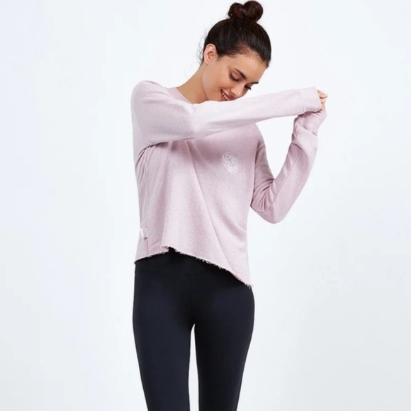 Spiritual Gangster Tops - Spiritual Gangster OM Lotus Cropped Sweatshirt
